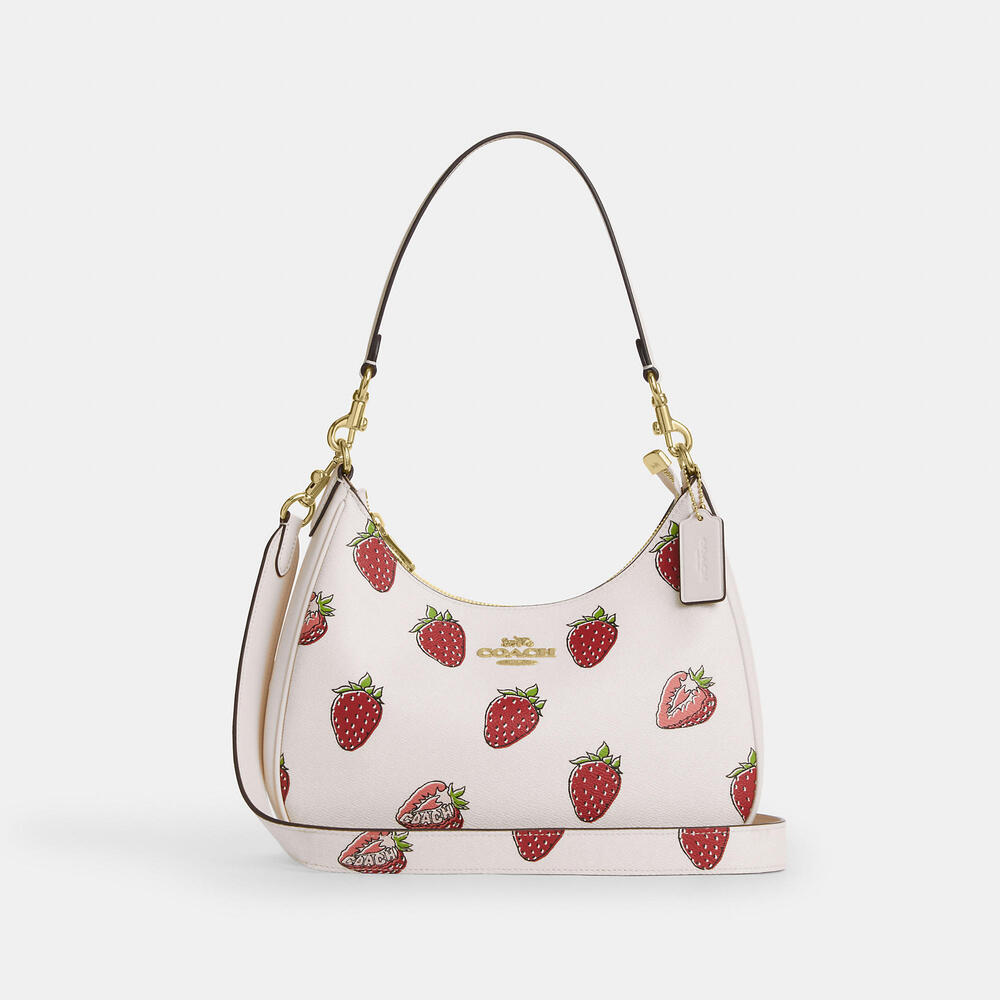 Reversible Strap With Strawberry Print
